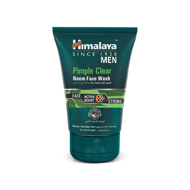 Himalaya Men Pimple Clear Neem Face Wash, 100 ml-1.webp